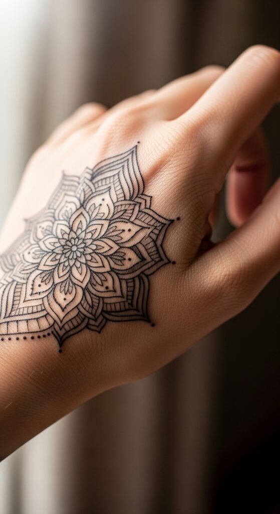 Mandala Side-Hand Design