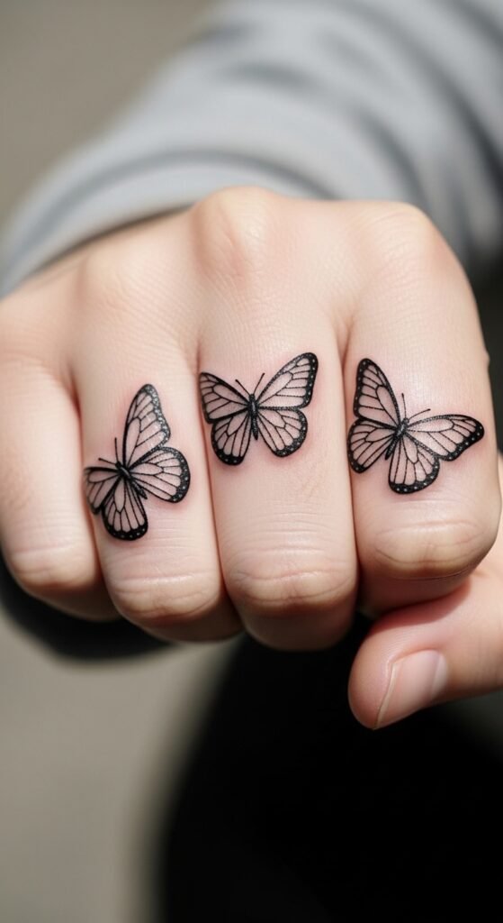 Butterfly on the Knuckles