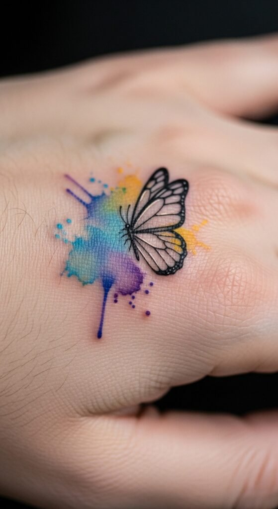 Tiny Watercolor Accent