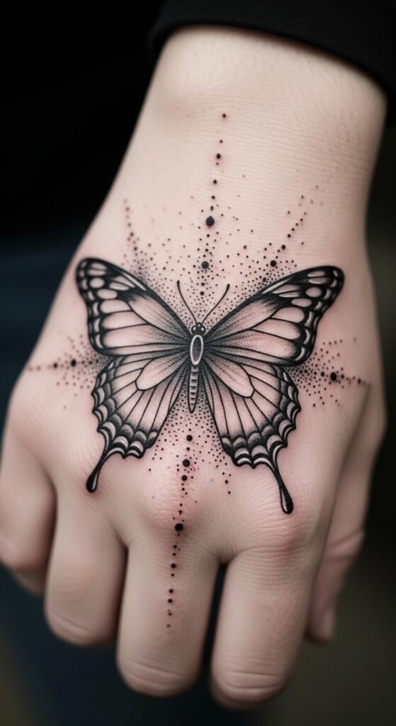 Butterfly with Dots