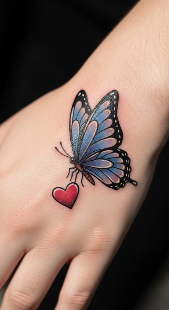 Butterfly and Heart