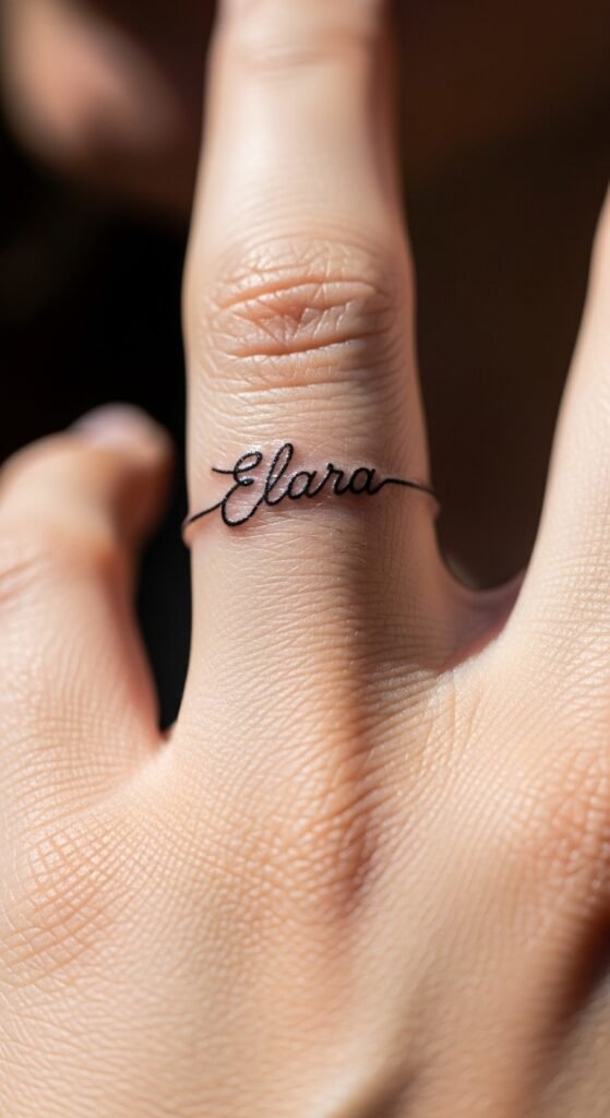 Finger Band with Name