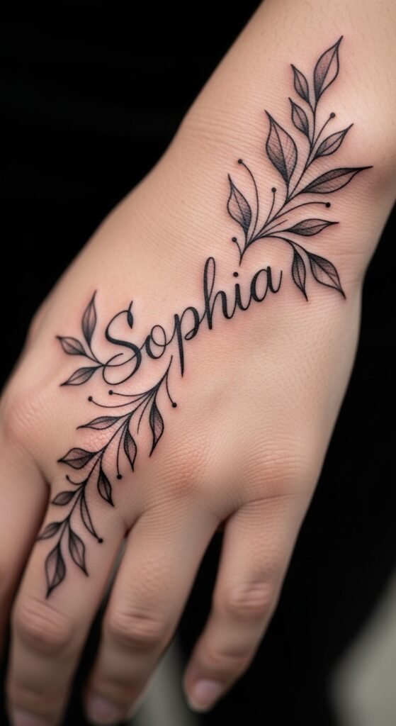 Name Hidden in Nature Design