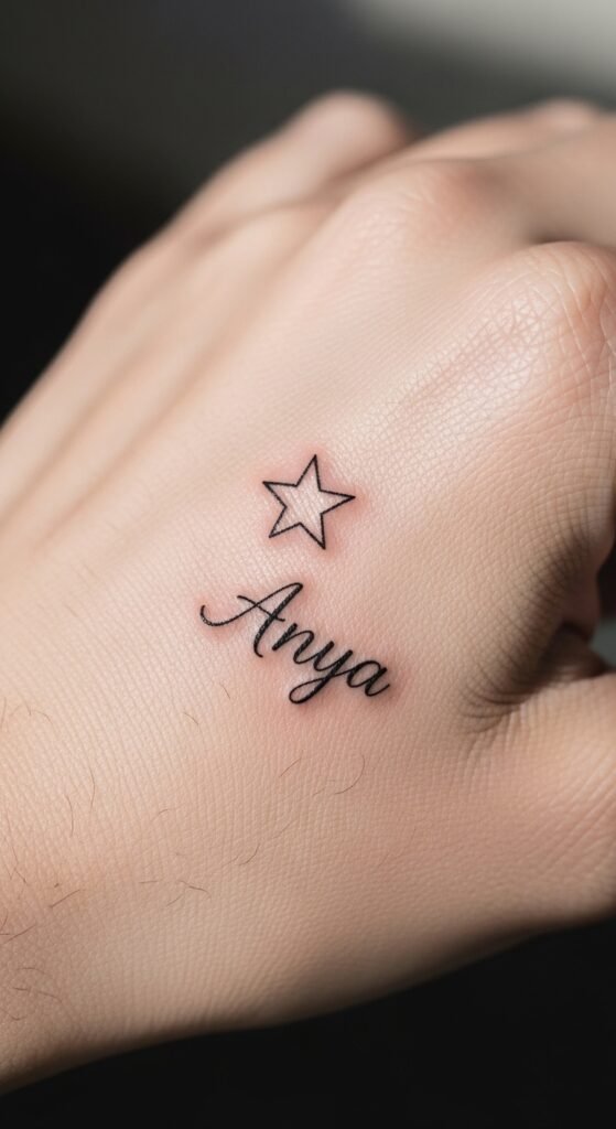 Name with Small Star