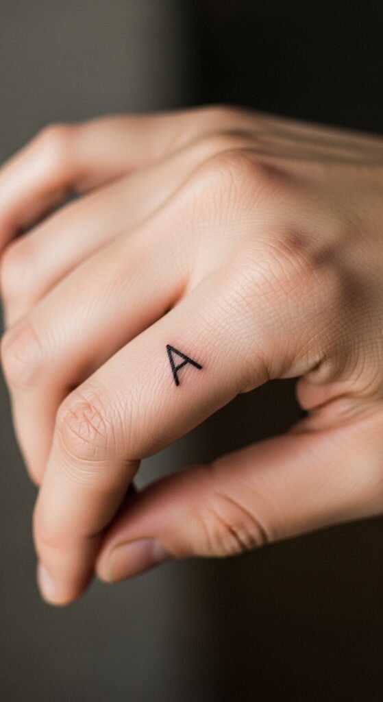 Minimalist Single Letter