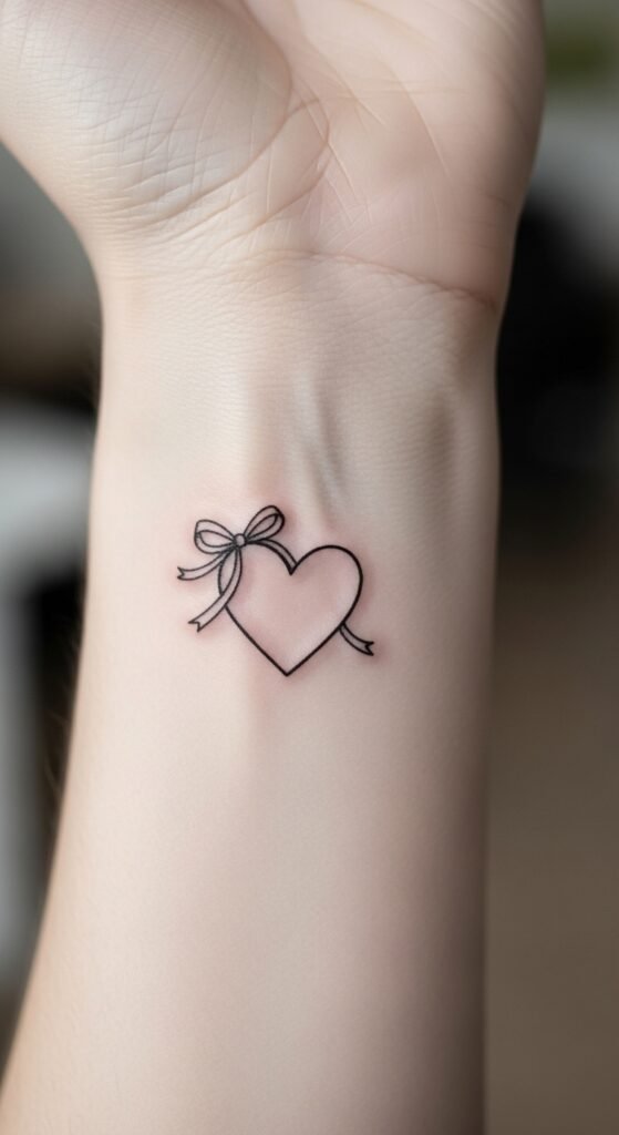 Tiny Heart with a Bow