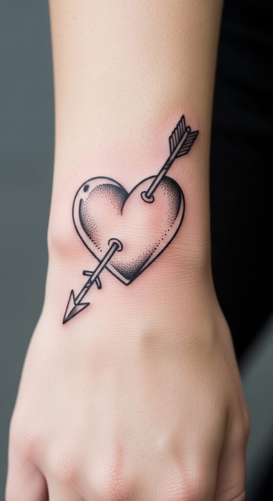 Heart and Arrow Design