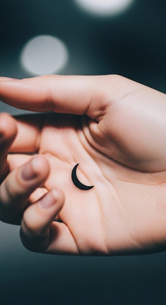 Minimalist Moon Silhouette