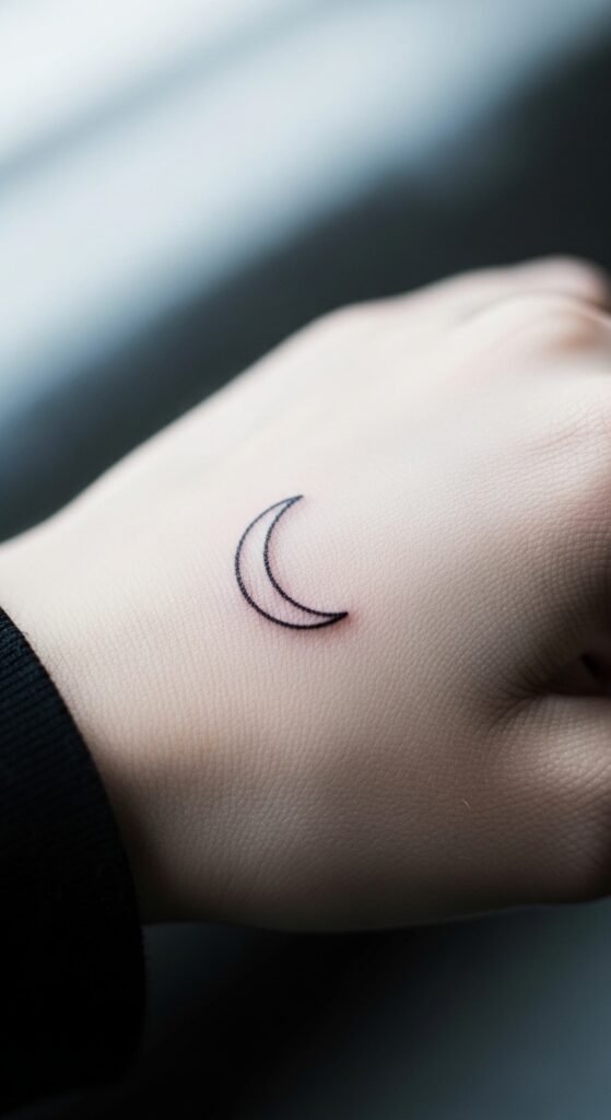 Minimalist Half Moon