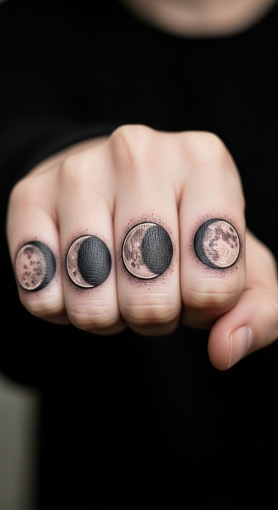 Phase of the Moon on the Knuckles