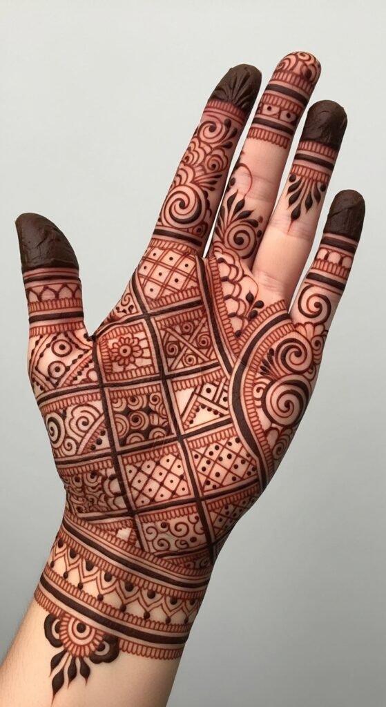 Geometric Patterns with Swirls