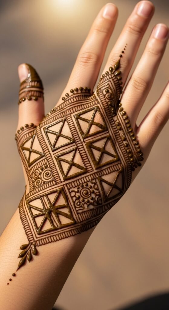 Geometric Diamond Patterns