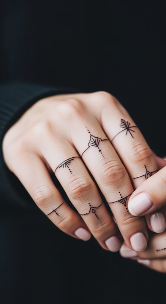 small finger tattoos for women