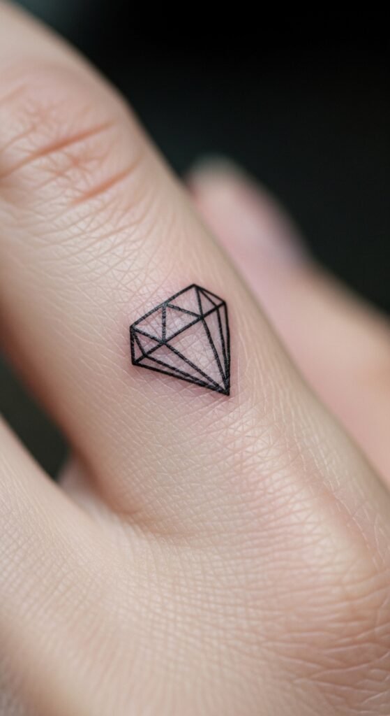 Small Diamond Outline