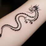 22 Clean Simple Dragon Tattoo Designs That Never Go Out of Style