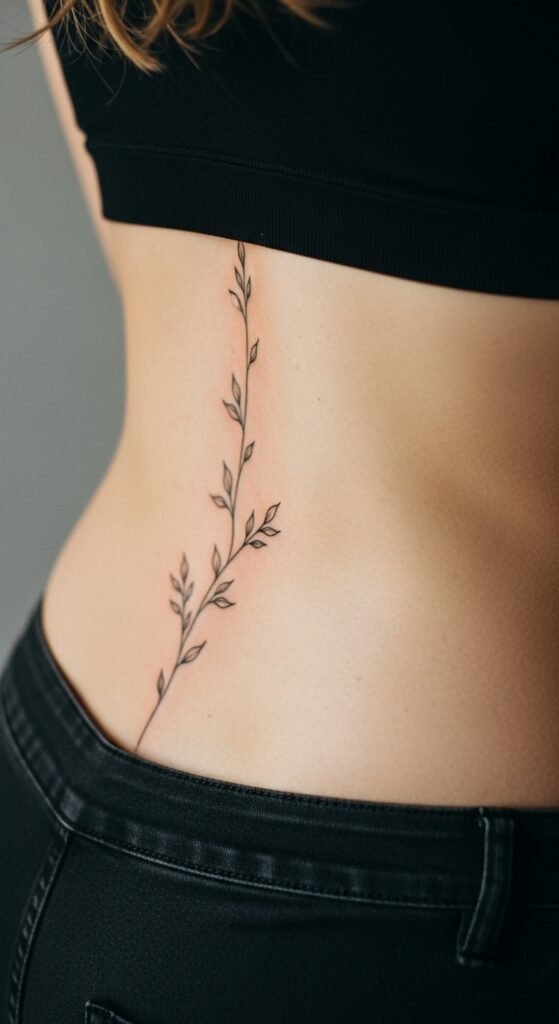 Lower Back Vine Accent