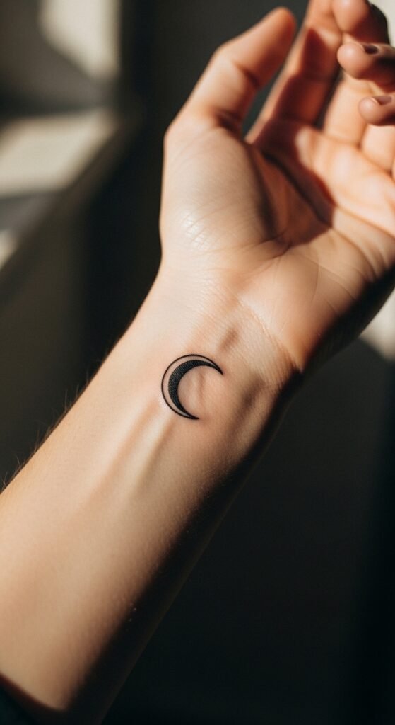 Simple Crescent Moon