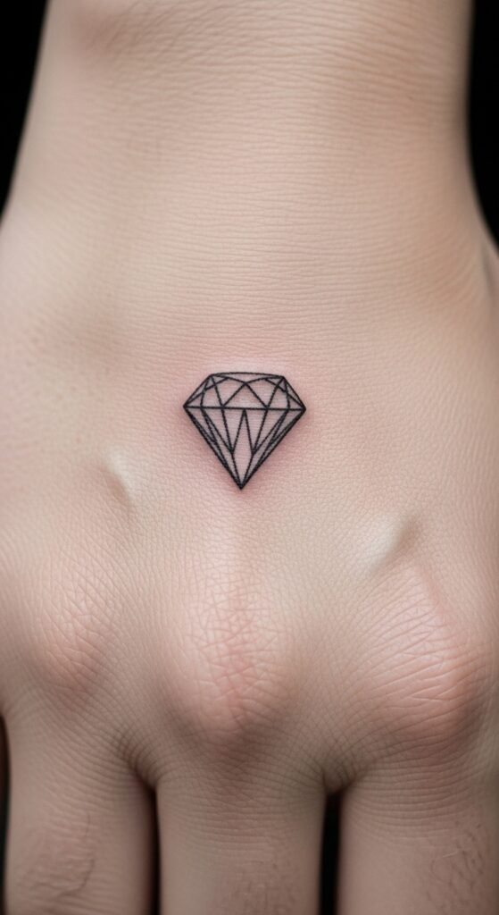 Small Diamond Tattoos