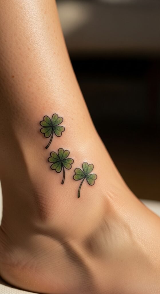 Soft Clover Trio Design