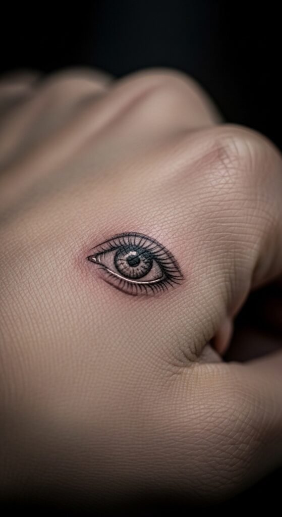 Tiny Eye Tattoos