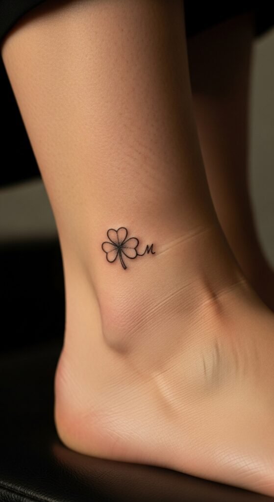 Outline Shamrock With Soft Shading