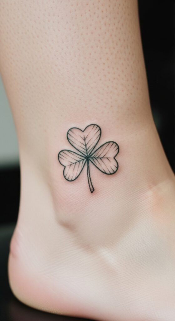 Tiny Shamrock With Open Center