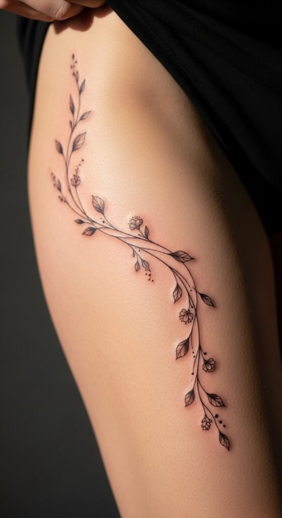 Upper Thigh Vine Sweep