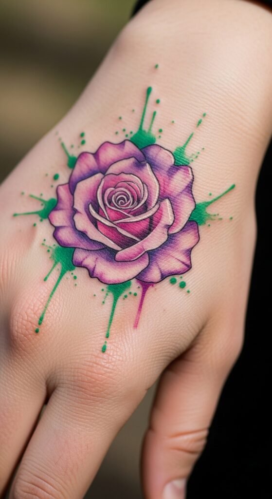Watercolor Rose