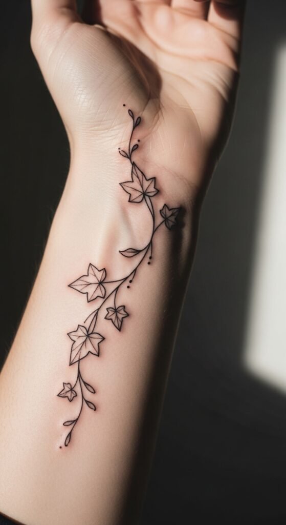 Wrist-Wrapping Ivy Vine