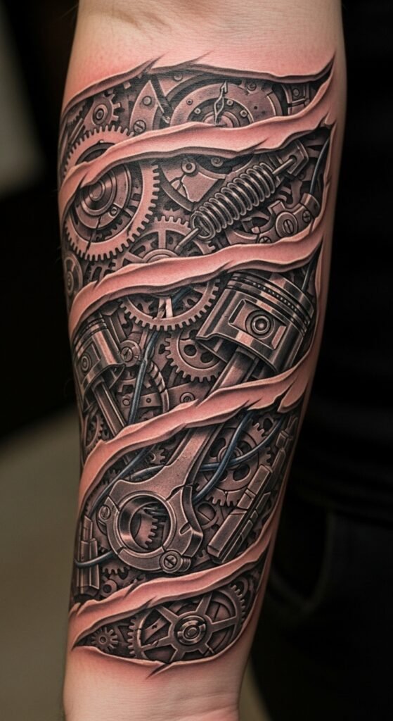 Full Sleeve Phoenix Tattoo