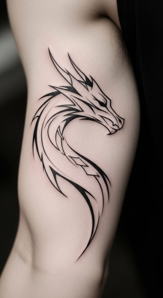 Abstract Dragon Design