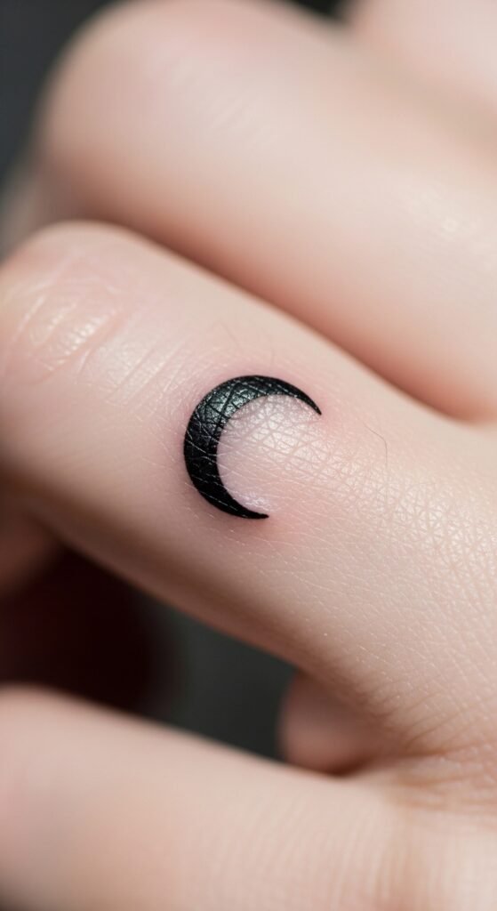 Tiny Moon on the Finger