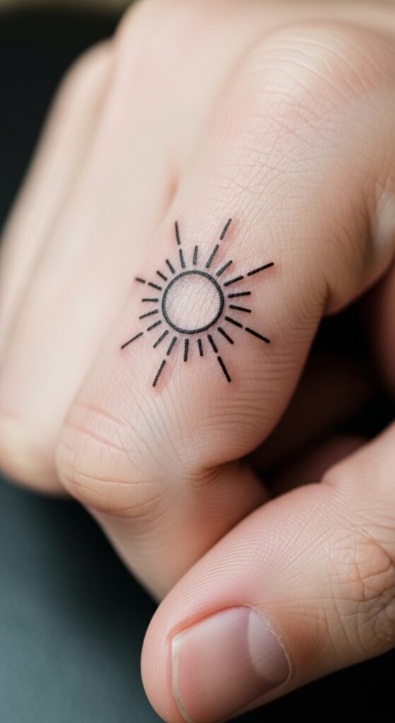 Small Sun on the Finger