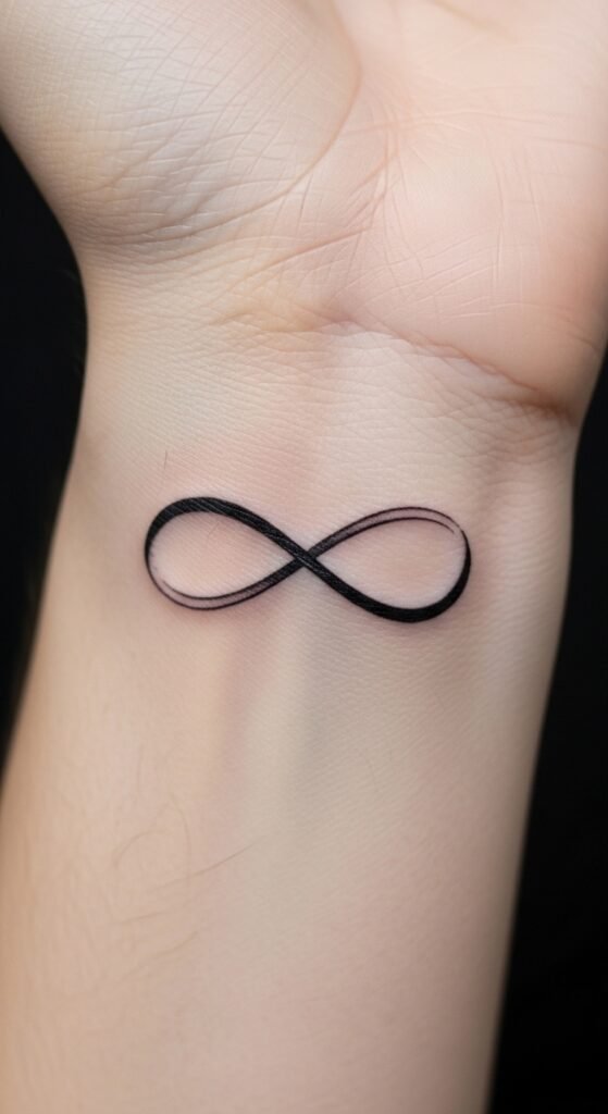 Tiny Infinity Symbol on the Wrist