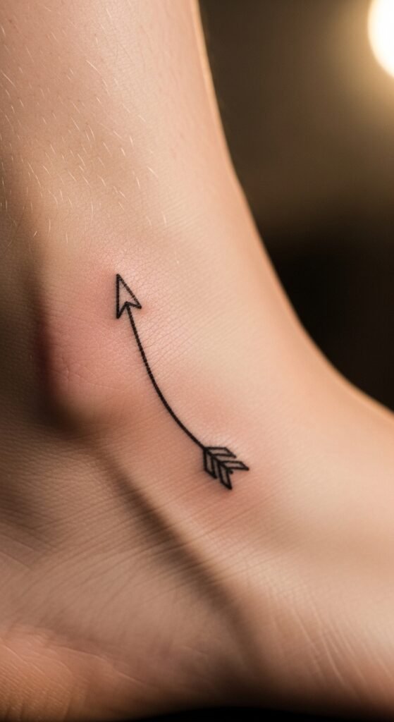 Small Arrow on the Ankle