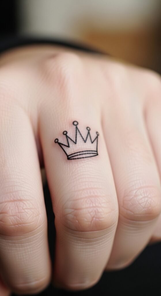 Small Crown on the Finger