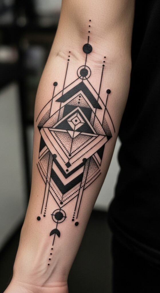 Geometric Patterns Tattoo