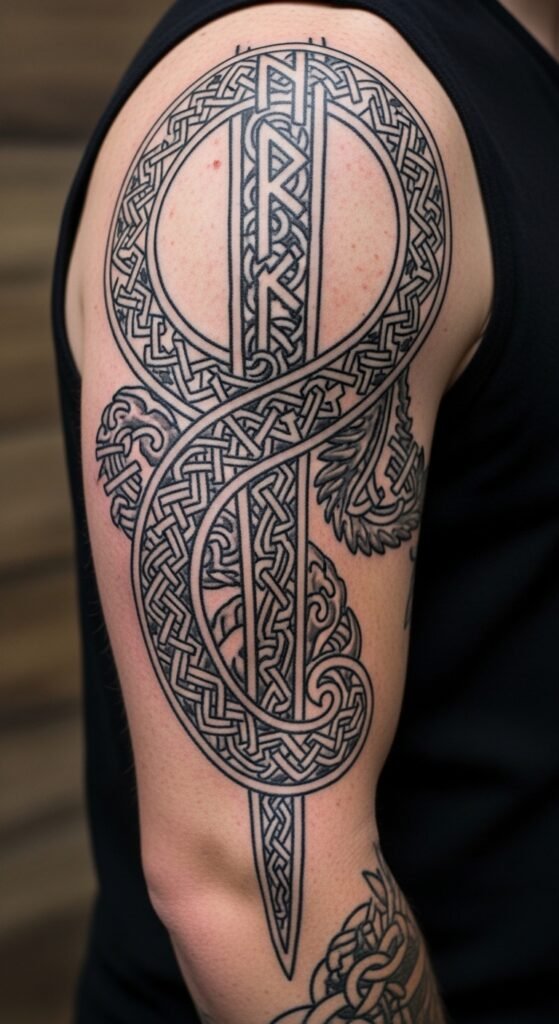 Viking Runic Tattoo