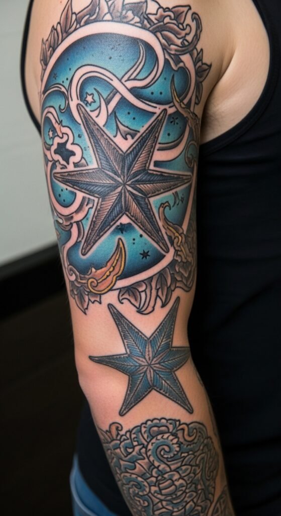 Nautical Star Tattoo