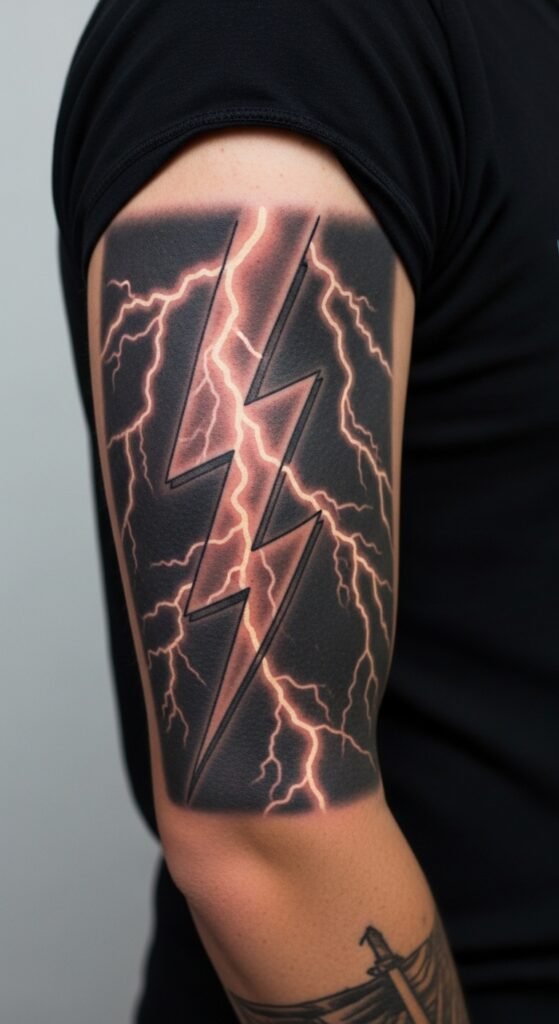 Lightning Bolt Tattoo