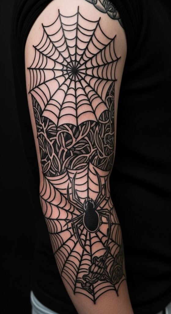 Spider Web Tattoo