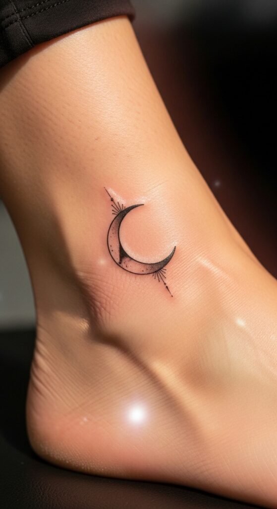 Mini Moon on the Ankle