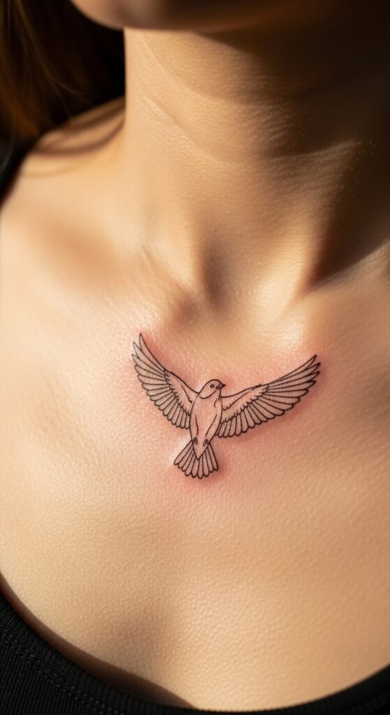 Little Bird on the Collarbone