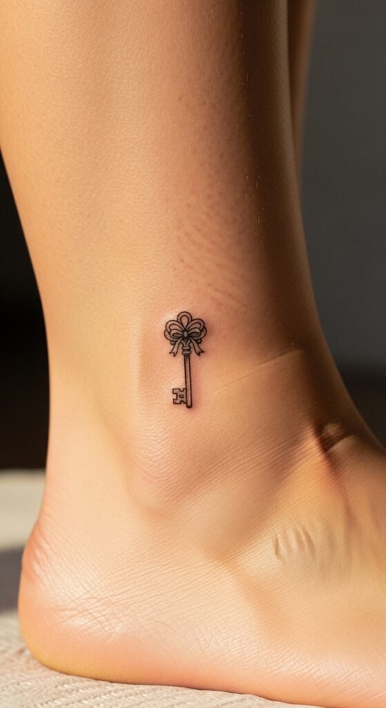 Tiny Key on the Ankle