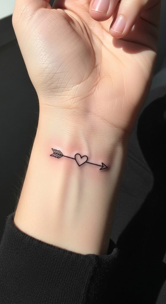 Mini Arrow Through the Heart