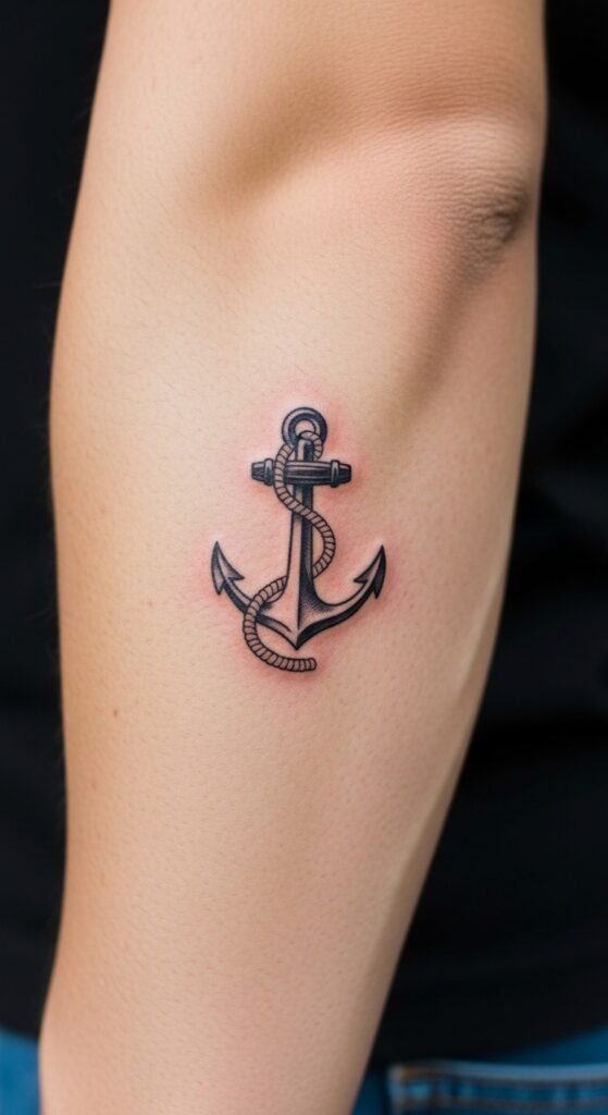 Small Anchor Tattoo