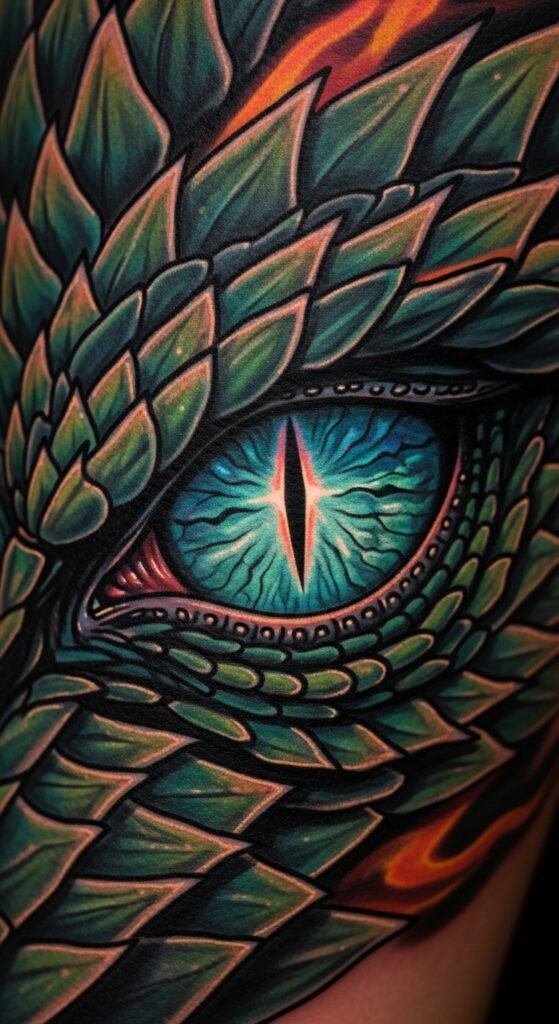 Dragon Eye Detail