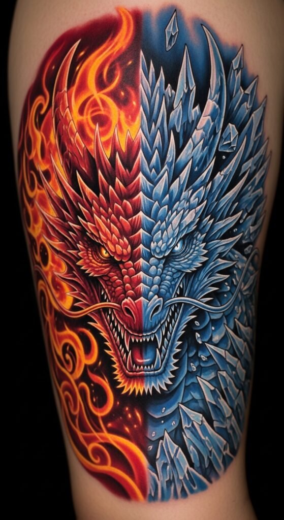 Fire and Ice Dragon