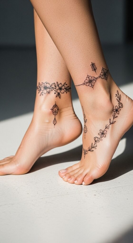 Small Ankle Tattoos for Women