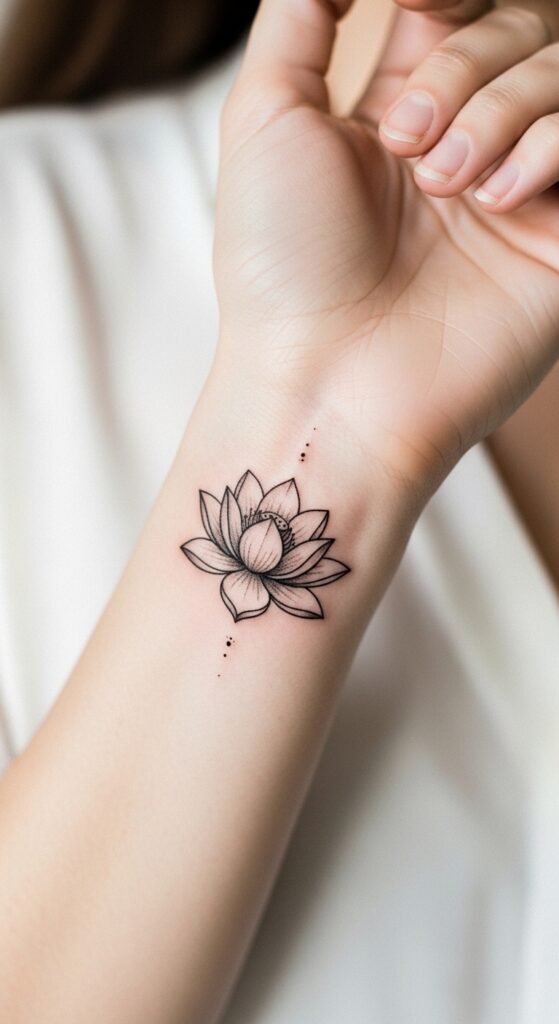 Tiny Lotus Flower